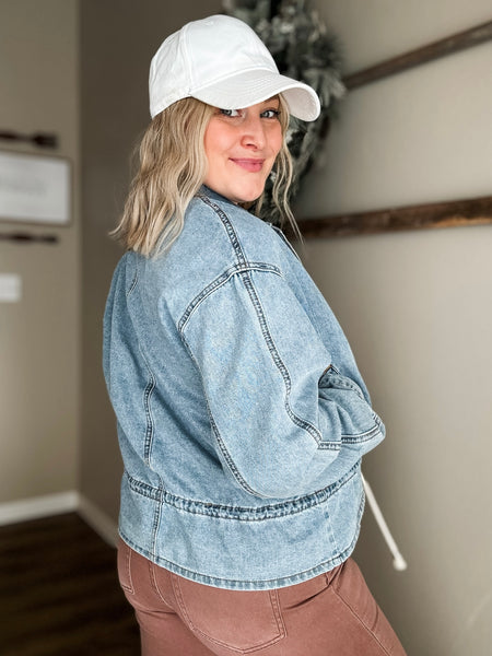 PREORDER Tula Cinched Denim Jacket