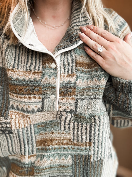 PREORDER Taos Aztec Sherpa Pullover