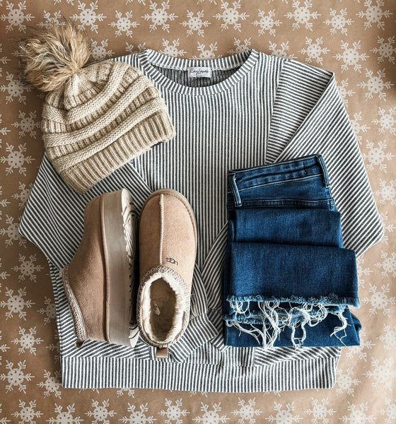 PREORDER Lauren Ribbed Knit Top