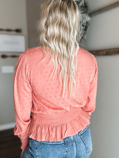 Preslie Swiss Dot Top