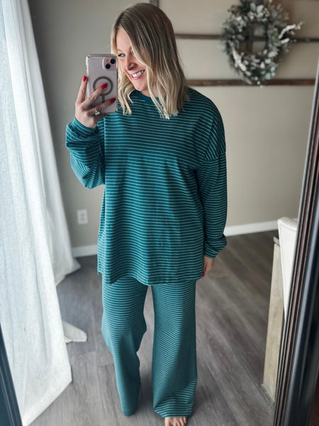 Roux Stripe Lounge Set