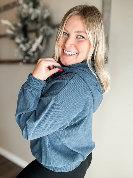 PREORDER Tenny Ribbed Zip Jacket