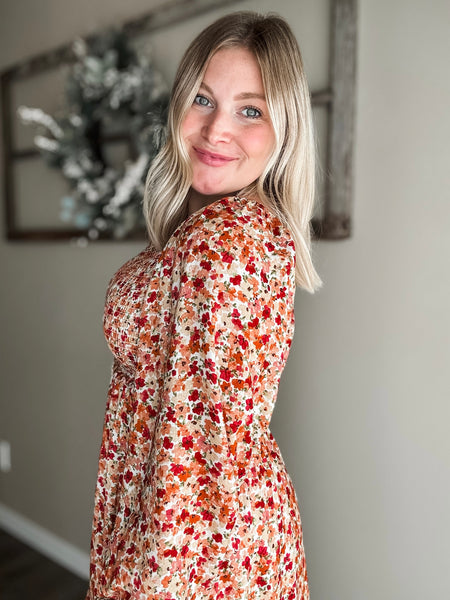Isobel Floral Smocked Dress