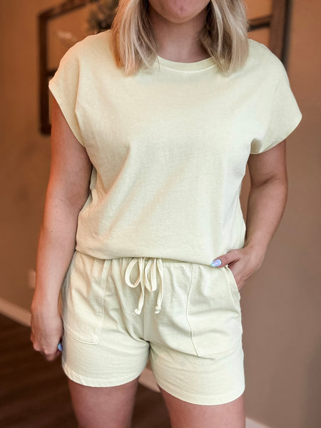 Jessla Two Piece Set - Banana Yellow