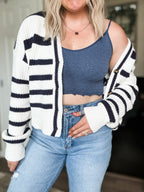 Bona Striped Cardigan