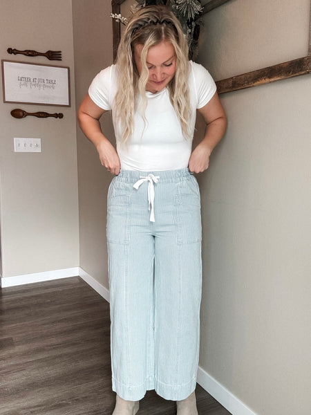 PREORDER Rylie Stripe Drawstring Pants