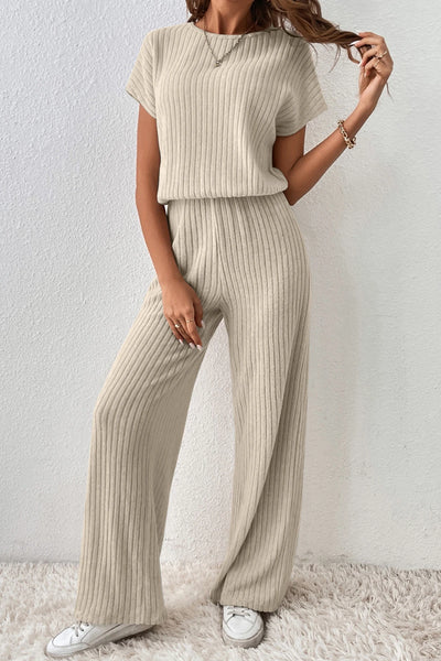 Tove Ribbed Jumpsuit - SIZE MEDIUM