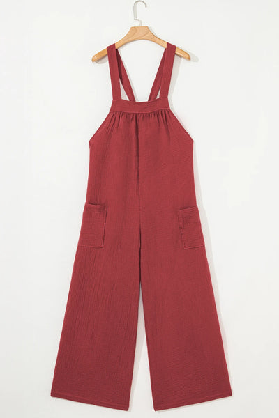 Scarlett Knotted Back Jumpsuit - SIZE MEDIUM