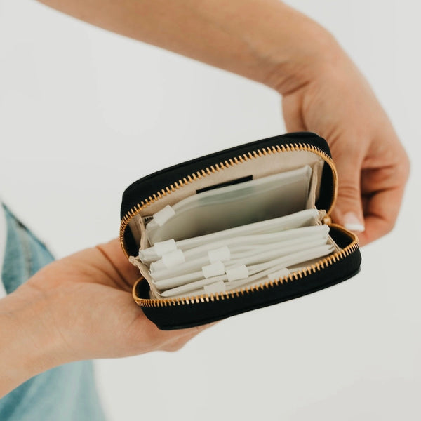 Wanderer Pouch Travel Organizer - Black