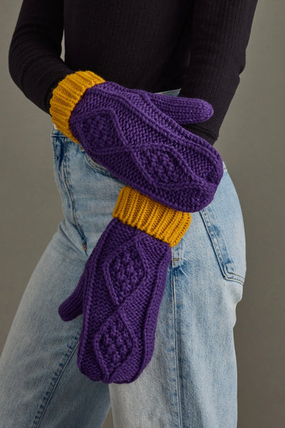 Vikes Game Day Mittens - Solid