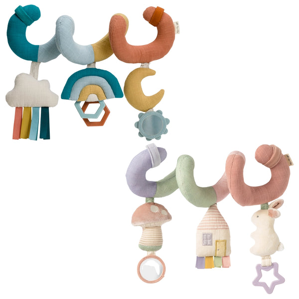 Itzy Bitzy Spiral Car Seat Activity Toy - Rainbow