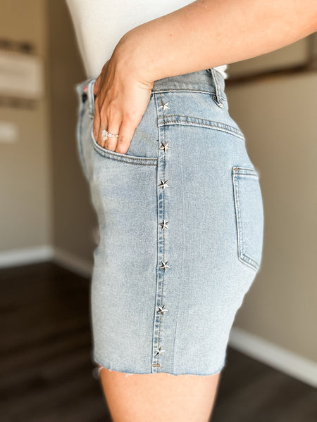 Lucky Star Denim Shorts