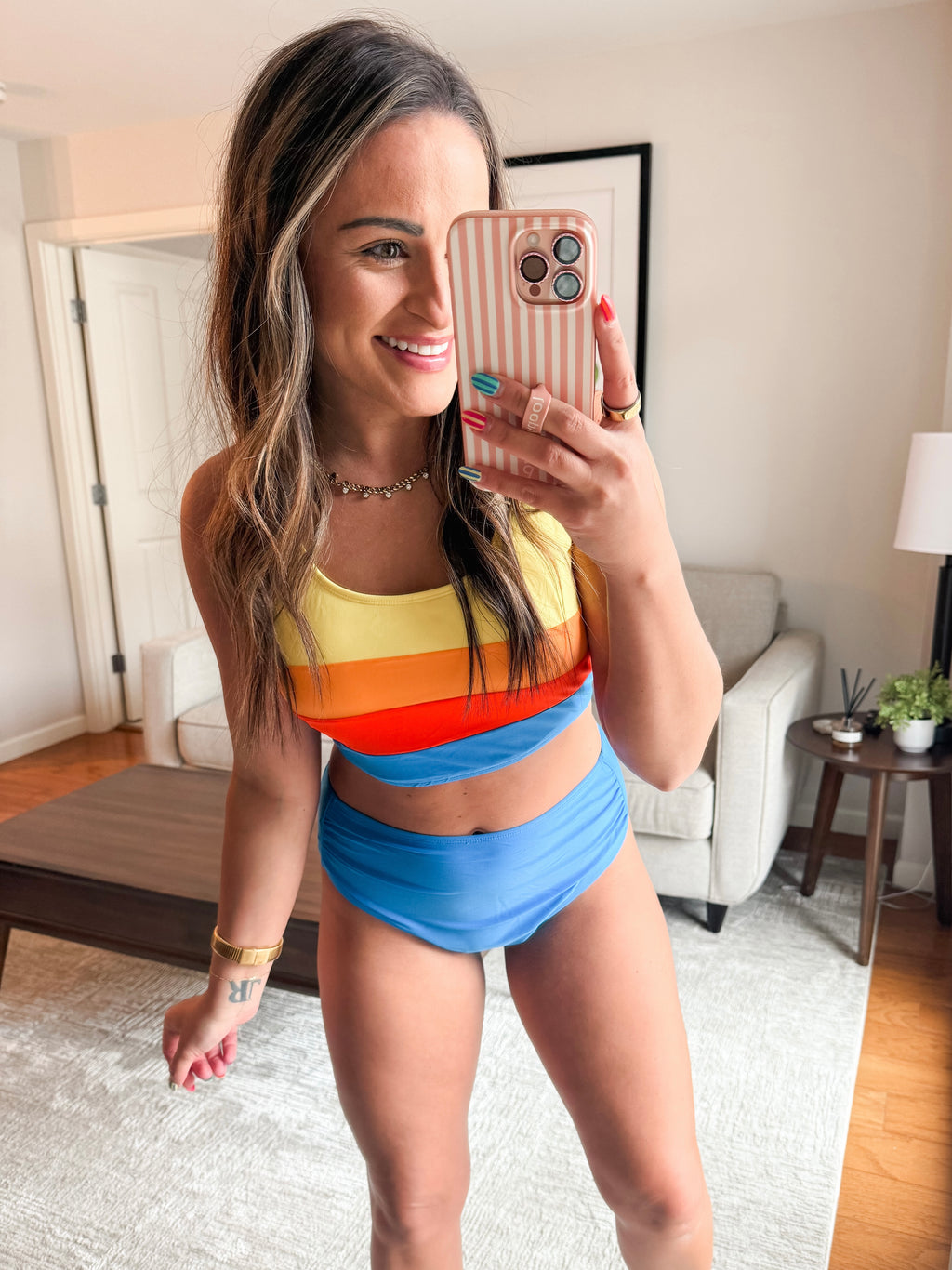 Golden Coast Swim Set - SIZE LARGE