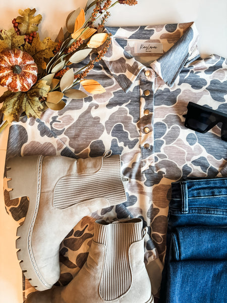 PREORDER Bram Camo Pullover