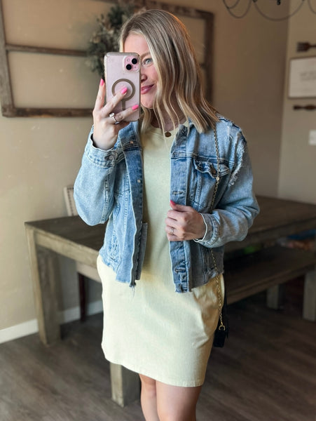 Lake Day Tank Dress - Banana
