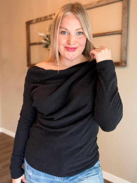 Zosia One Shoulder Knit Top