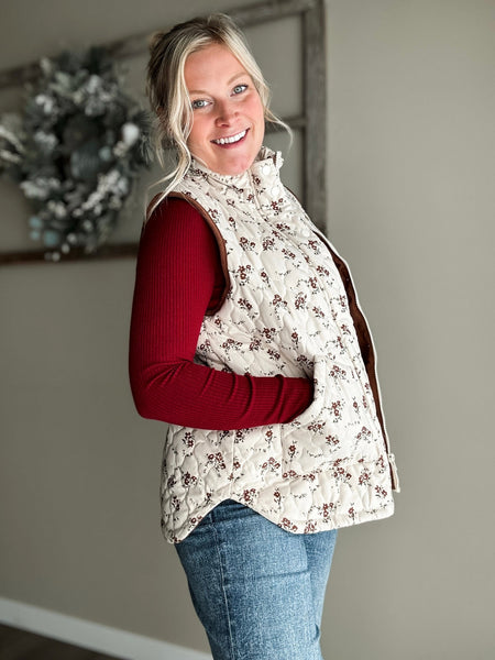 Giselle Sparkle Ribbed Knit Top - SIZE LARGE