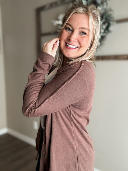 Brenna V Neck Cardigan