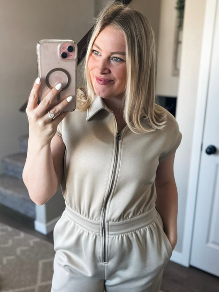 PREORDER Everlee Collared Jumpsuit