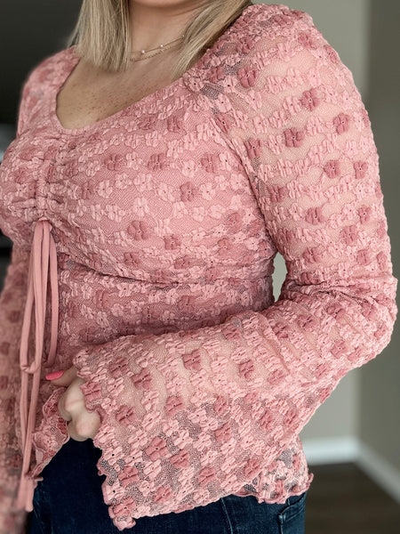 PREORDER Sweet Peony Lace Blouse