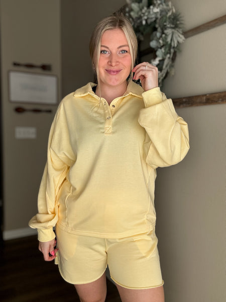 PREORDER Sunny Side Pullover & Short Set