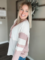 Effie Waffle Knit Top