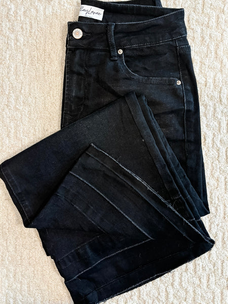 Sterling Raw Hem Cropped Denim - SIZE 8