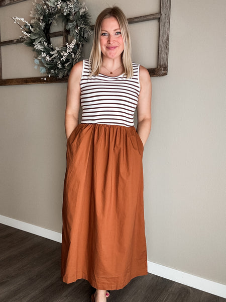 PREORDER Esti Striped Top Dress