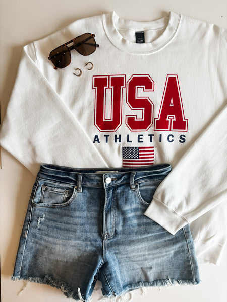 USA Athletics Embroidered Sweatshirt