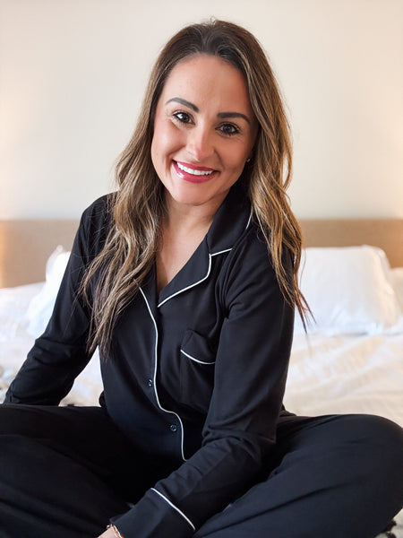 Laila Pajama Set - Black