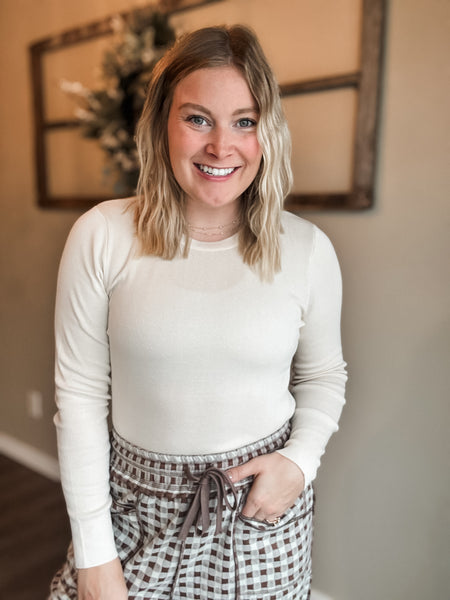 Bellarose Ribbed Knit Top