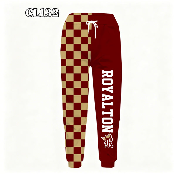 PREORDER Spiritwear Checkered Split Leg Bottom - ROYALTON