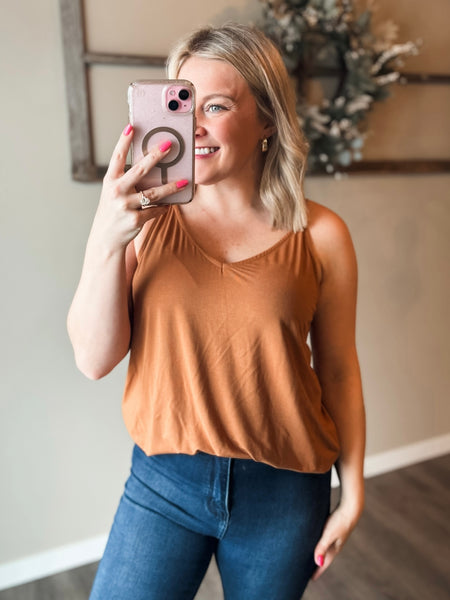 Meesa Modal Cami Top - Camel