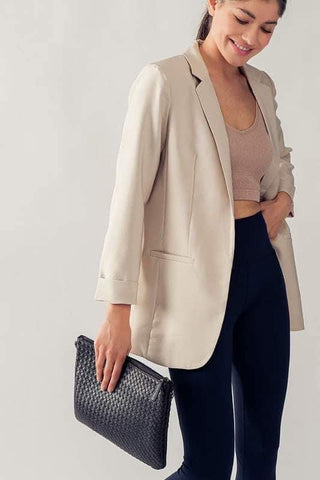 Margot Oversized Blazer - Beige