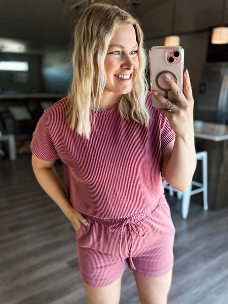 Nori Ribbed Lounge Set