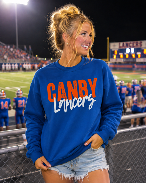 PREORDER Spiritwear Crewneck Sweatshirt - Canby Lancers