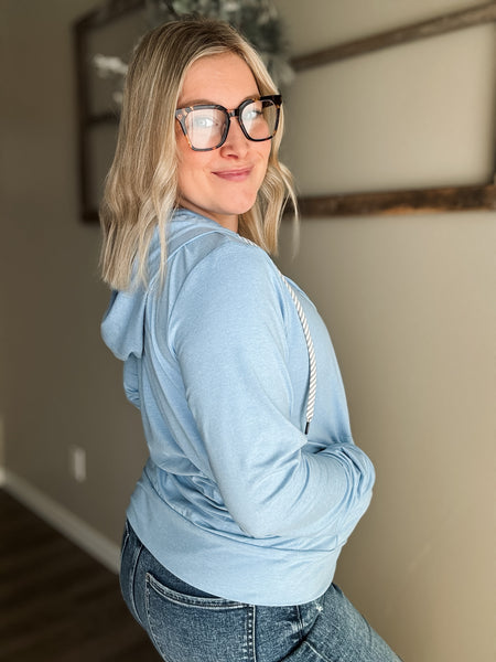 Verity Yoga Jacket - Spring Blue