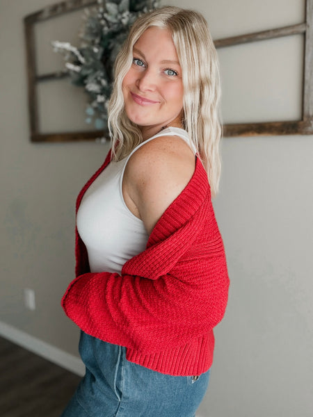 Lilibet Textured Knit Cardigan