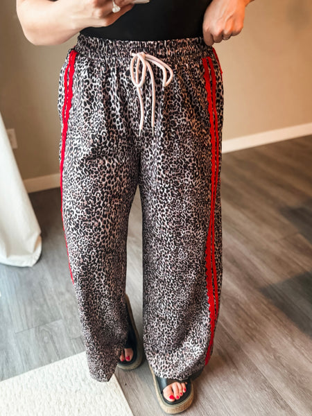 PREORDER Fierce Energy Stripe Leopard Pant