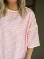 Islay Stripe Oversized Tee