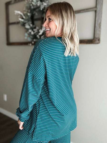 Roux Stripe Lounge Set
