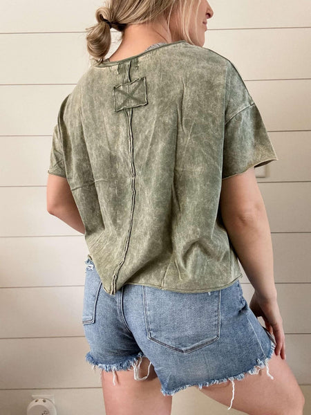 Denise Crop Top - Black