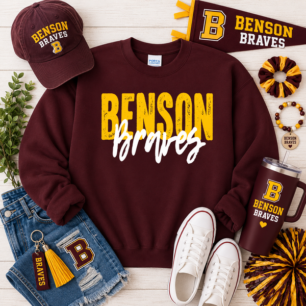 PREORDER Spiritwear Crewneck Sweatshirt - Benson Braves