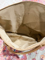 Summer Escape Straw Tote - Tan