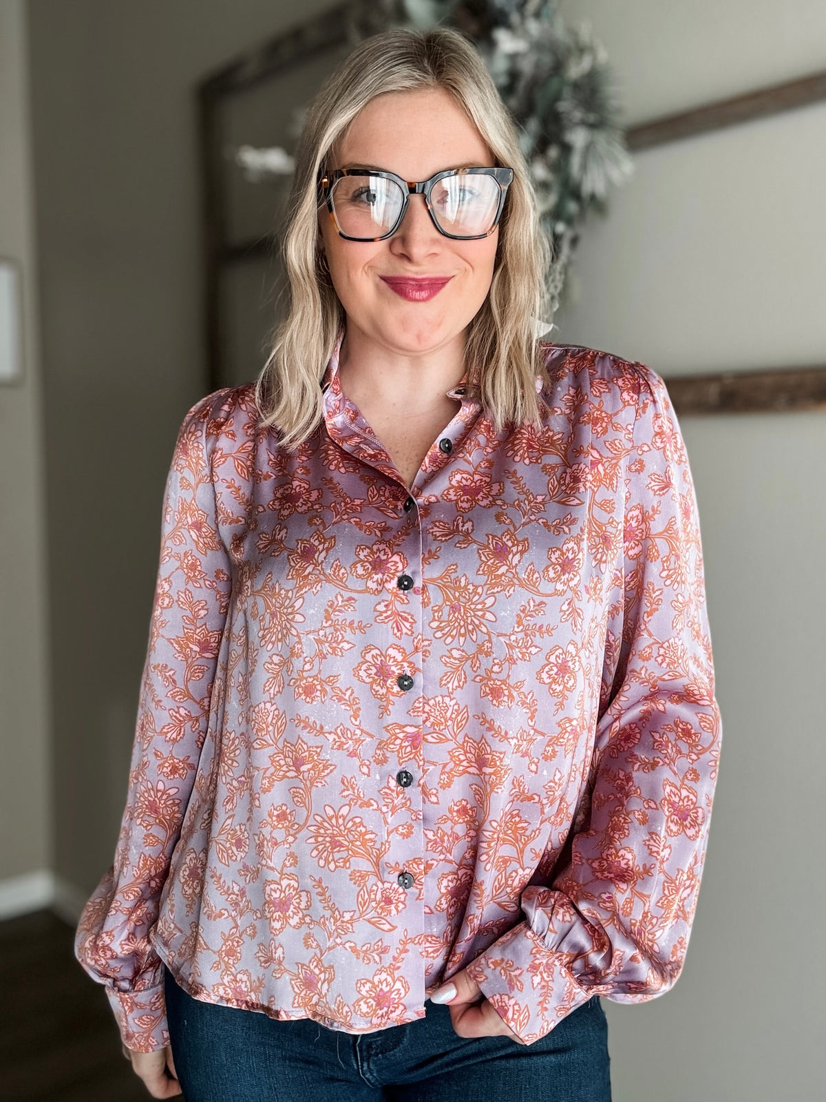 Vera Satin Blouse