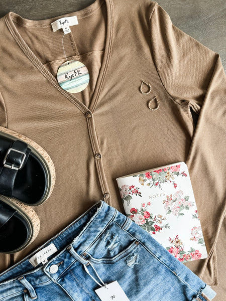 Leighton Duster Cardigan - Camel
