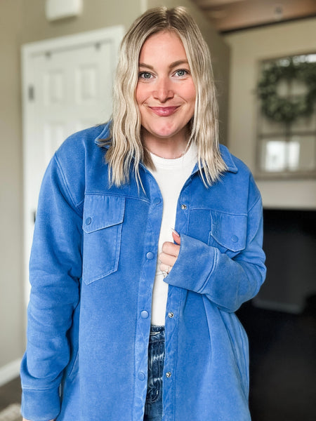 Briony Snap Button Shacket