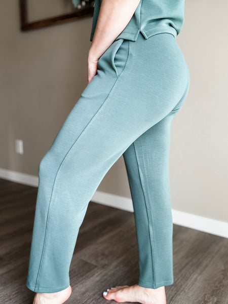 Laguna Cropped Pants - Green