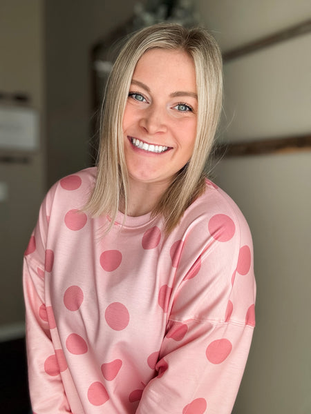 PREORDER Dotty Darling Short & Pullover Set