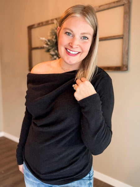 Zosia One Shoulder Knit Top